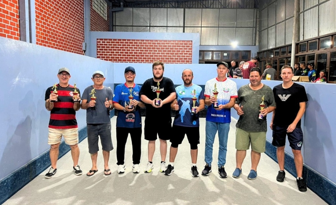 Grande final do Campeonato Municipal de Bocha de Paula Freitas