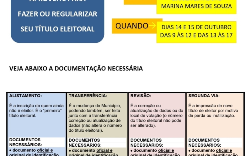 Juízo Eleitoral em atendimento descentralizado
