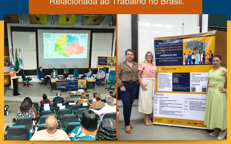 Seminário sobre Experiências Bem-Sucedidas na Estruturação da Vigilância do Câncer Relacionada ao Trabalho no Brasil