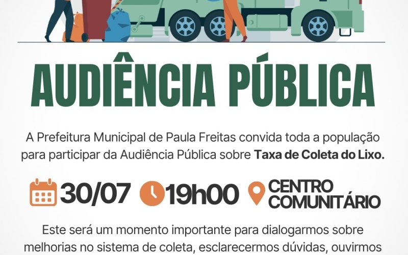Audiência Pública sobre Taxa de Coleta do Lixo